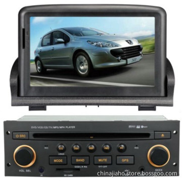 7 Inch Digital Touch Screen GPS Car DVD Player - TV - FM - Bluetooth - iPod for Peugeot 307 (JH_CDP_068)